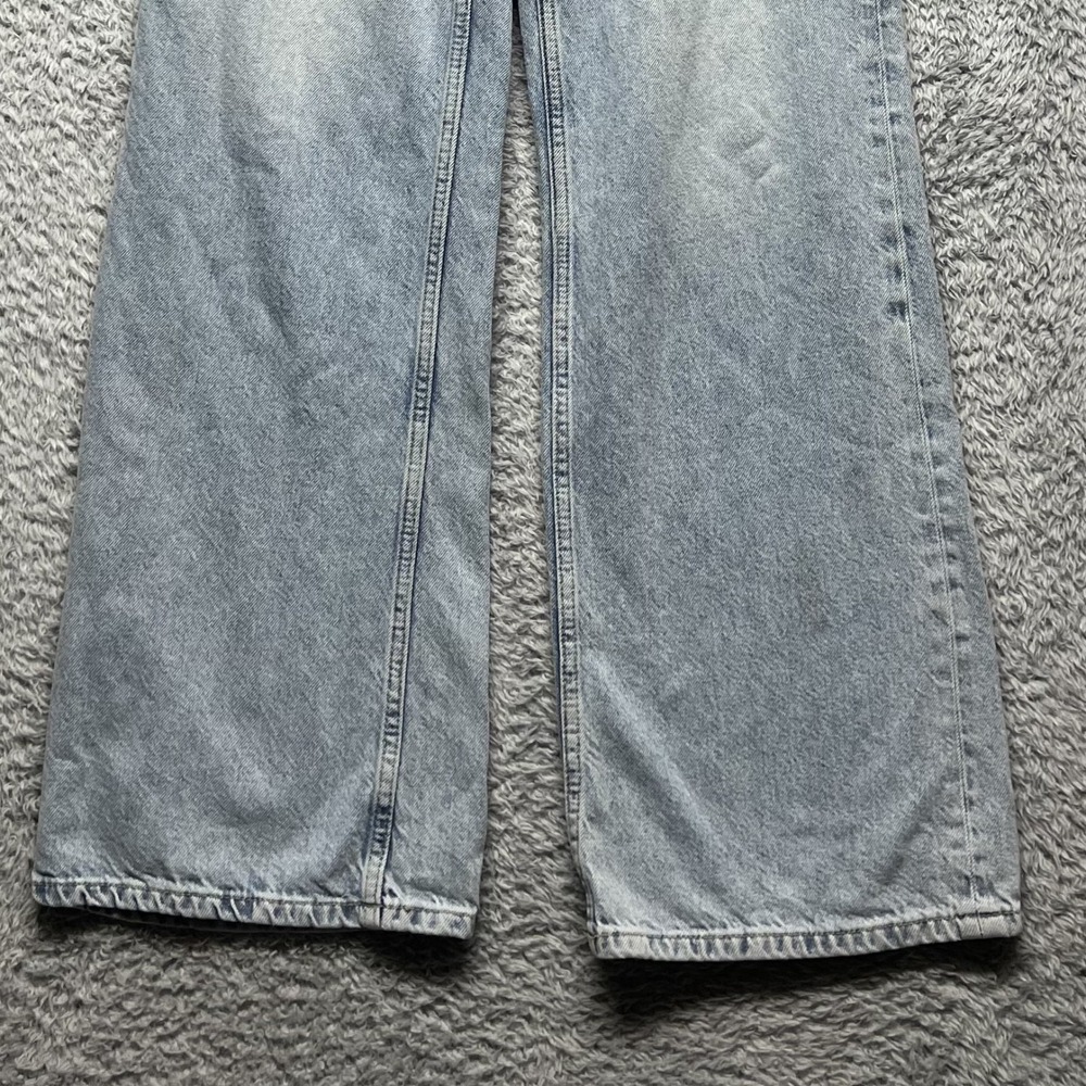 We The Free Tinsley Baggy High Rise Straight Leg Jeans Womens 26 Blue Bright Eye - Picture 7 of 15